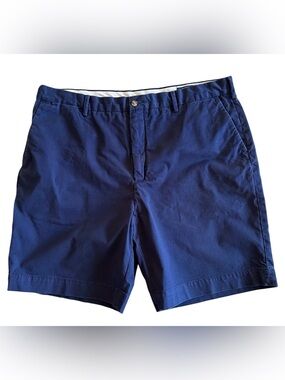 POLO RALPH LAUREN Men’s Navy Stretch Classic Fit Chino Shorts Size 40 Preppy